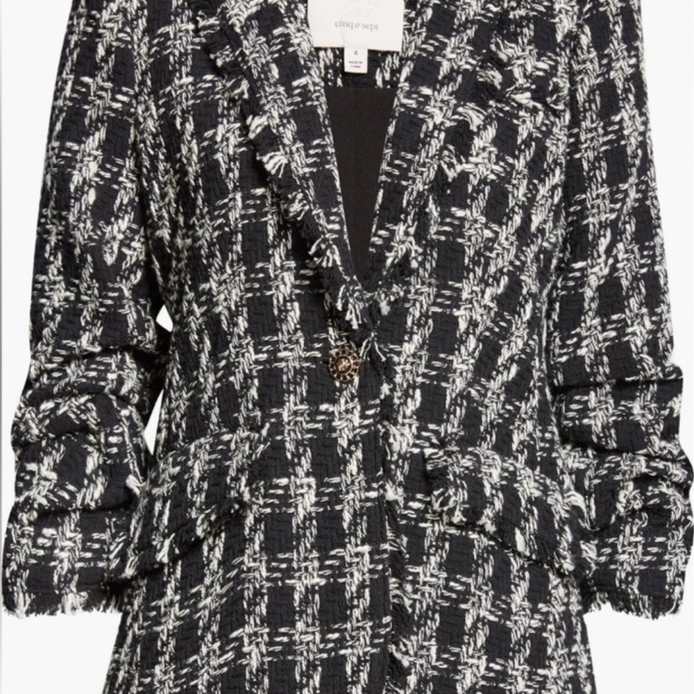 Cinq à Sept Adrienne Khloe Bouclé Blazer